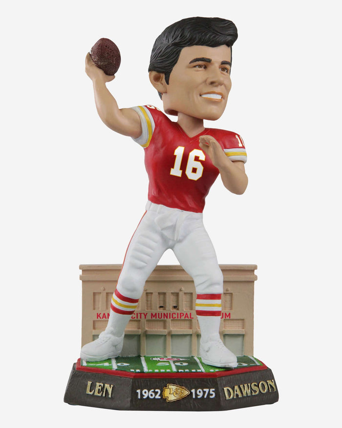 Len Dawson Kansas City Chiefs Retired Pro Gate Series Bobblehead FOCO - FOCO.com