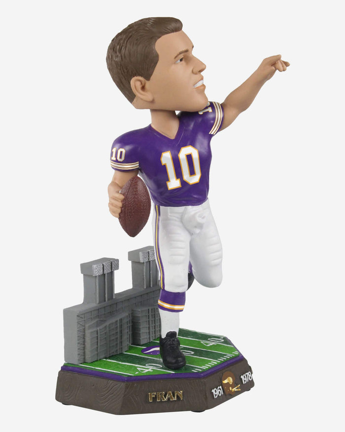 Fran Tarkenton Minnesota Vikings Retired Pro Gate Series Bobblehead FOCO - FOCO.com