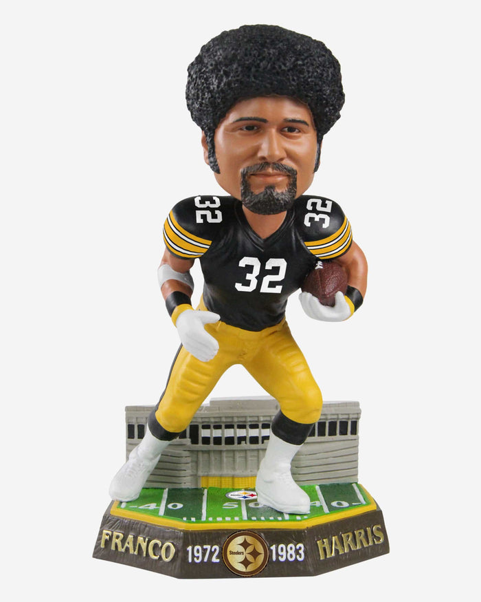 Franco Harris Pittsburgh Steelers Retired Pro Gate Series Bobblehead FOCO - FOCO.com