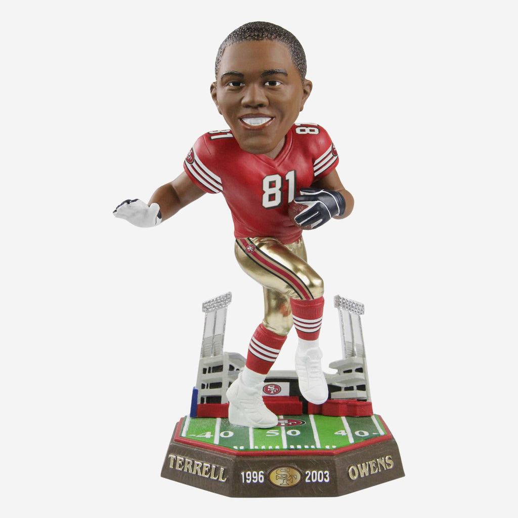 Terrell Owens San Francisco 49ers Retired Pro Gate Series Bobblehead FOCO - FOCO.com