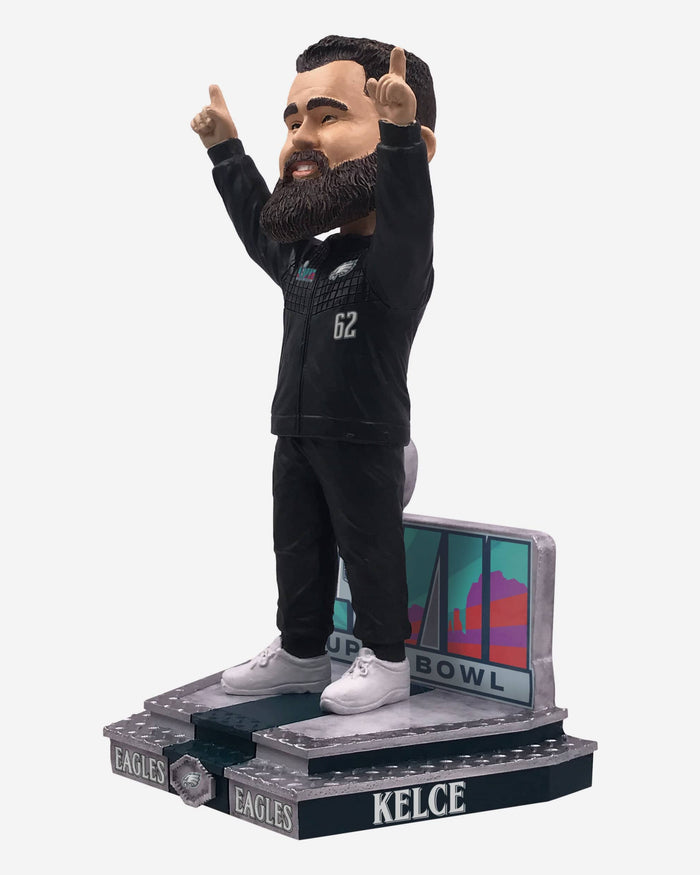 Jason Kelce Philadelphia Eagles Super Bowl LVII Outfit Bobblehead FOCO - FOCO.com