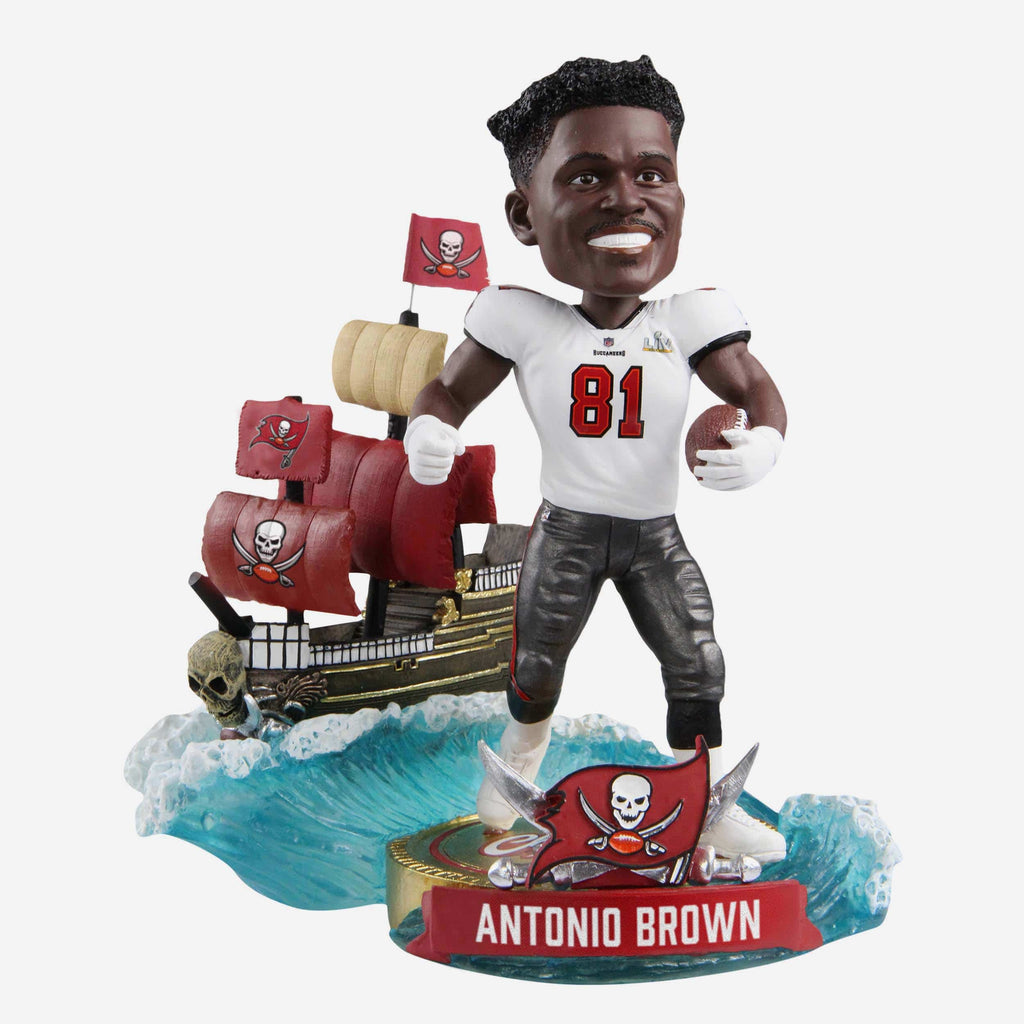 Antonio Brown Tampa Bay Buccaneers To The Ship For The Ship Bobblehead FOCO - FOCO.com