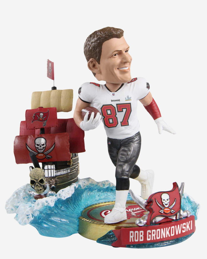 Rob Gronkowski Tampa Bay Buccaneers To The Ship For The Ship Bobblehead FOCO - FOCO.com