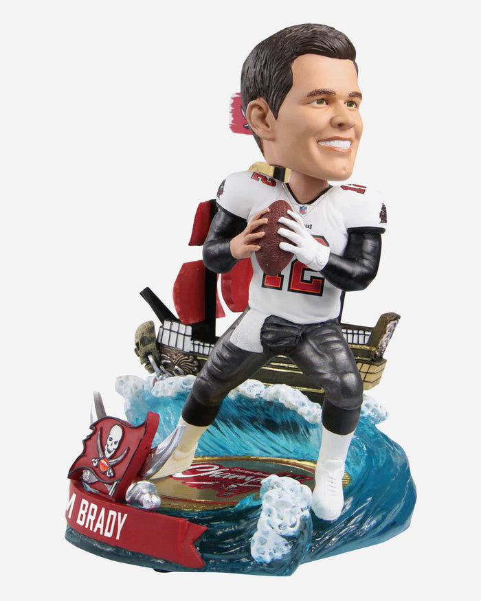 Tom Brady Tampa Bay Buccaneers To The Ship For The Ship Bobblehead FOCO - FOCO.com