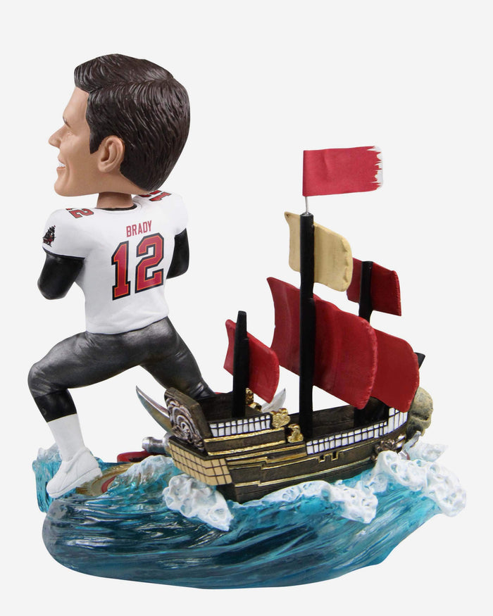 Tom Brady Tampa Bay Buccaneers To The Ship For The Ship Bobblehead FOCO - FOCO.com