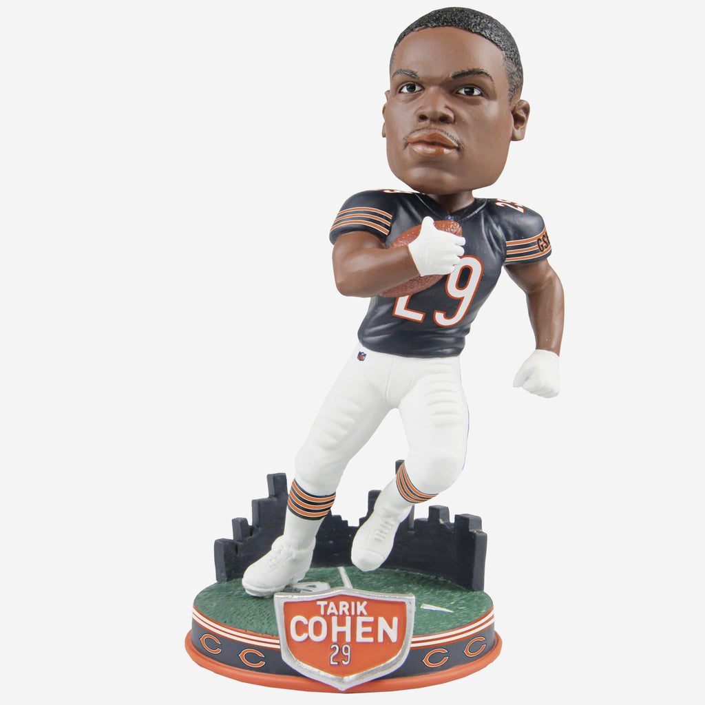 Tarik Cohen Chicago Bears City Skyline Bobblehead FOCO - FOCO.com