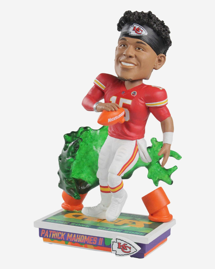 Patrick Mahomes Kansas City Chiefs Slime Zone Bobblehead FOCO - FOCO.com