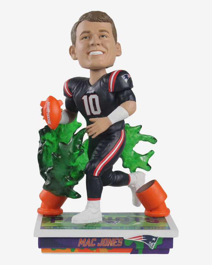 Mac Jones New England Patriots Slime Zone Bobblehead FOCO - FOCO.com