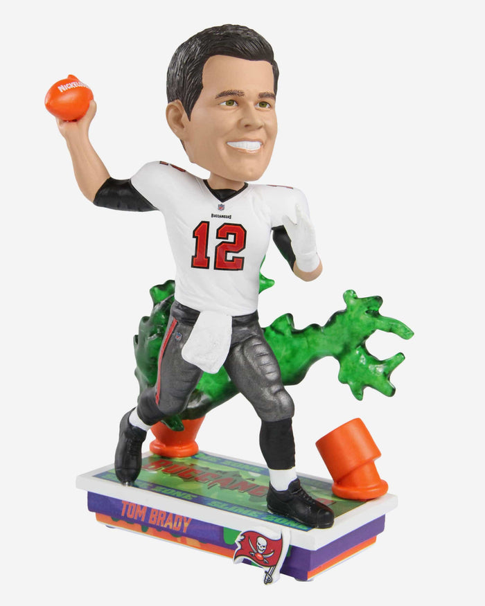 Tom Brady Tampa Bay Buccaneers Slime Zone Bobblehead FOCO - FOCO.com