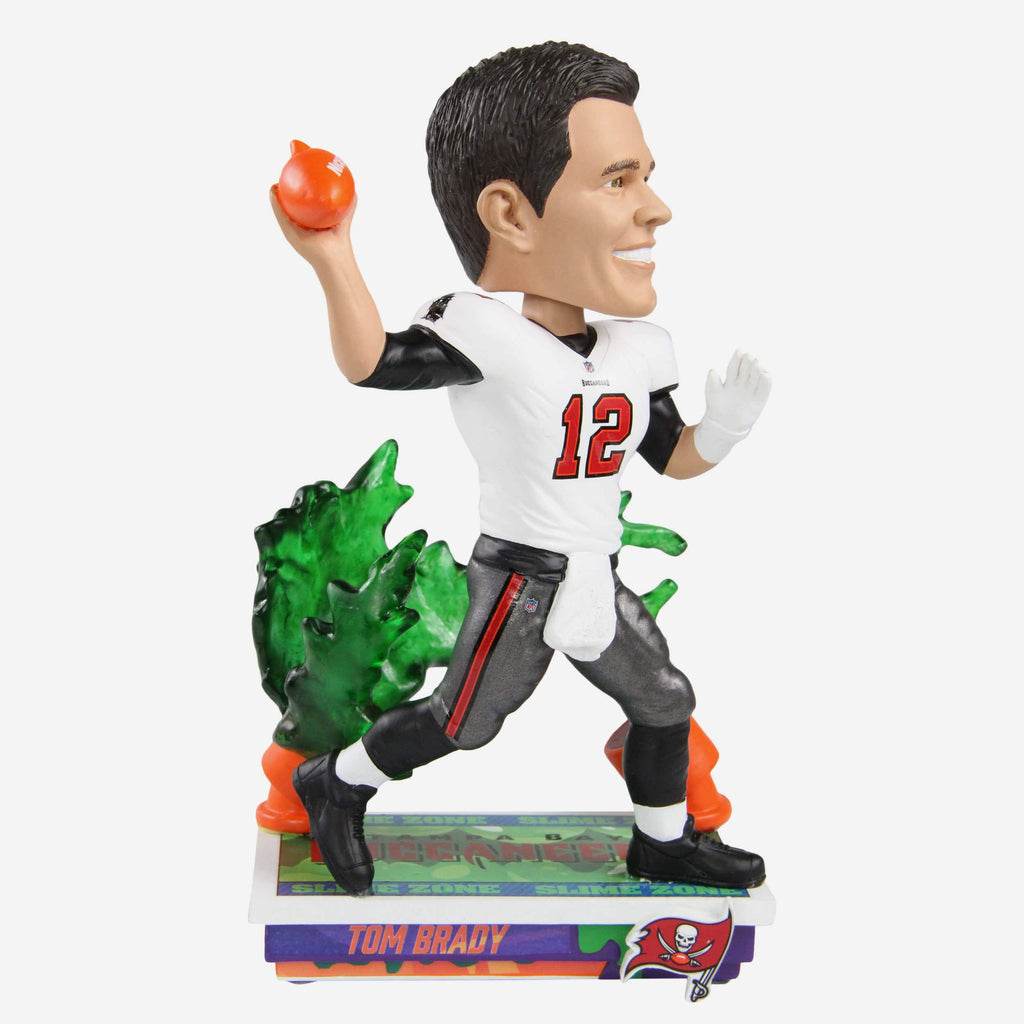 Tom Brady Tampa Bay Buccaneers Slime Zone Bobblehead FOCO - FOCO.com