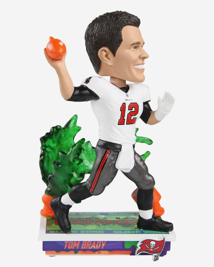 Tom Brady Tampa Bay Buccaneers Slime Zone Bobblehead FOCO - FOCO.com