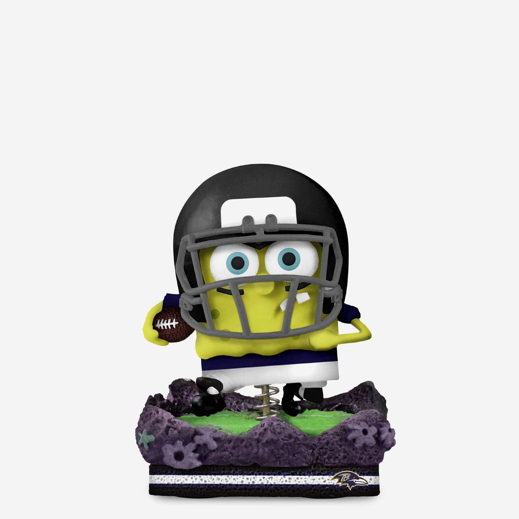 Baltimore Ravens SpongeBob SquarePants Gridiron Great Bobblehead FOCO - FOCO.com
