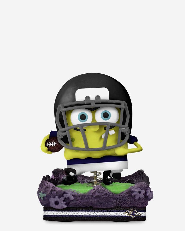 Baltimore Ravens SpongeBob SquarePants Gridiron Great Bobblehead FOCO - FOCO.com