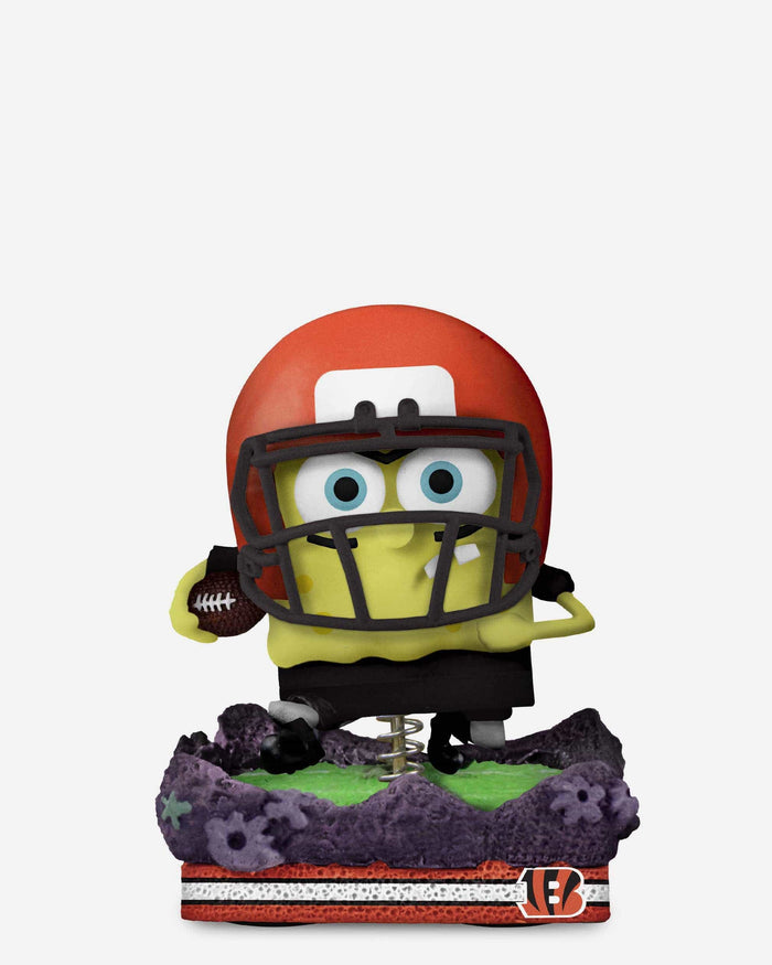 Cincinnati Bengals SpongeBob SquarePants Gridiron Great Bobblehead FOCO - FOCO.com