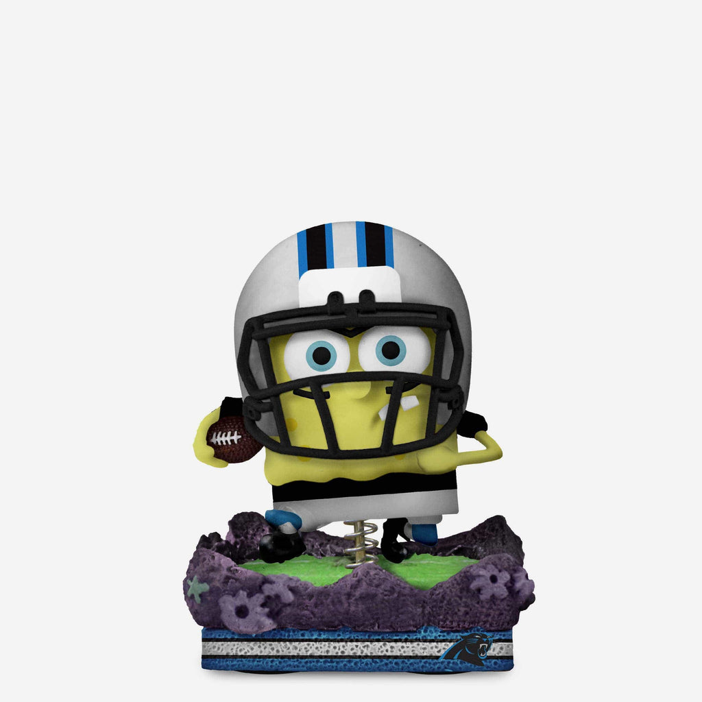 Carolina Panthers SpongeBob SquarePants Gridiron Great Bobblehead FOCO - FOCO.com