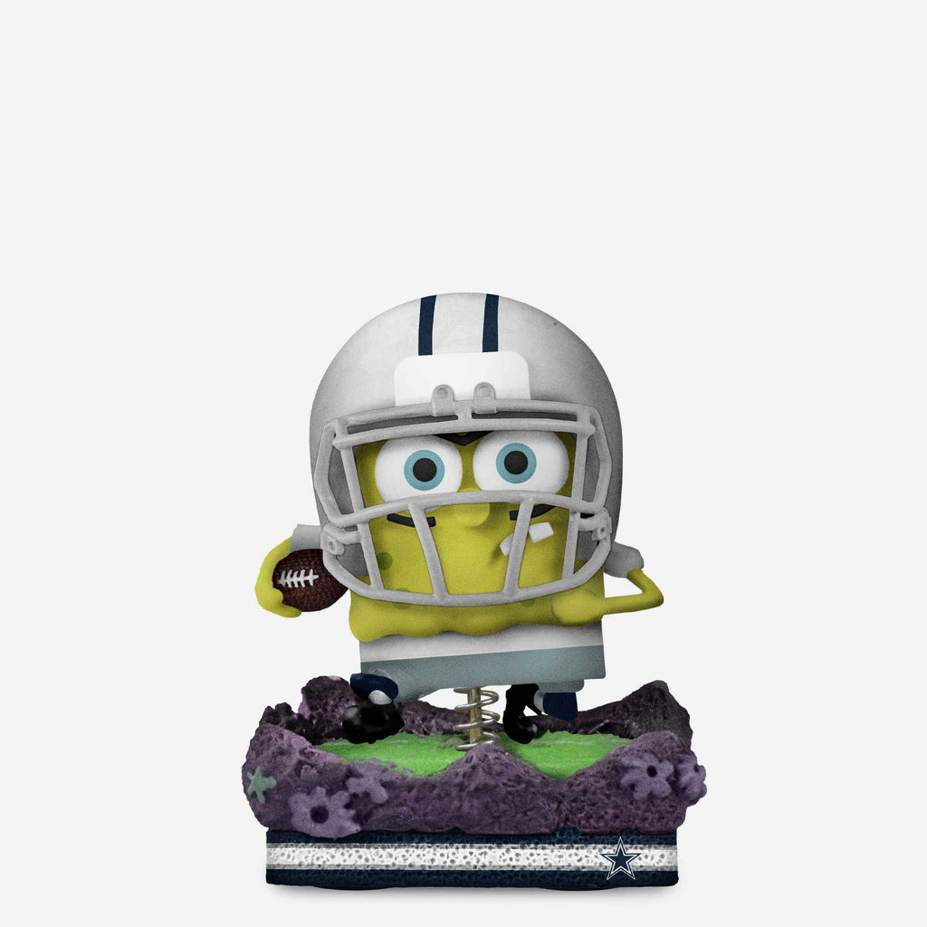 Dallas Cowboys SpongeBob SquarePants Gridiron Great Bobblehead FOCO - FOCO.com