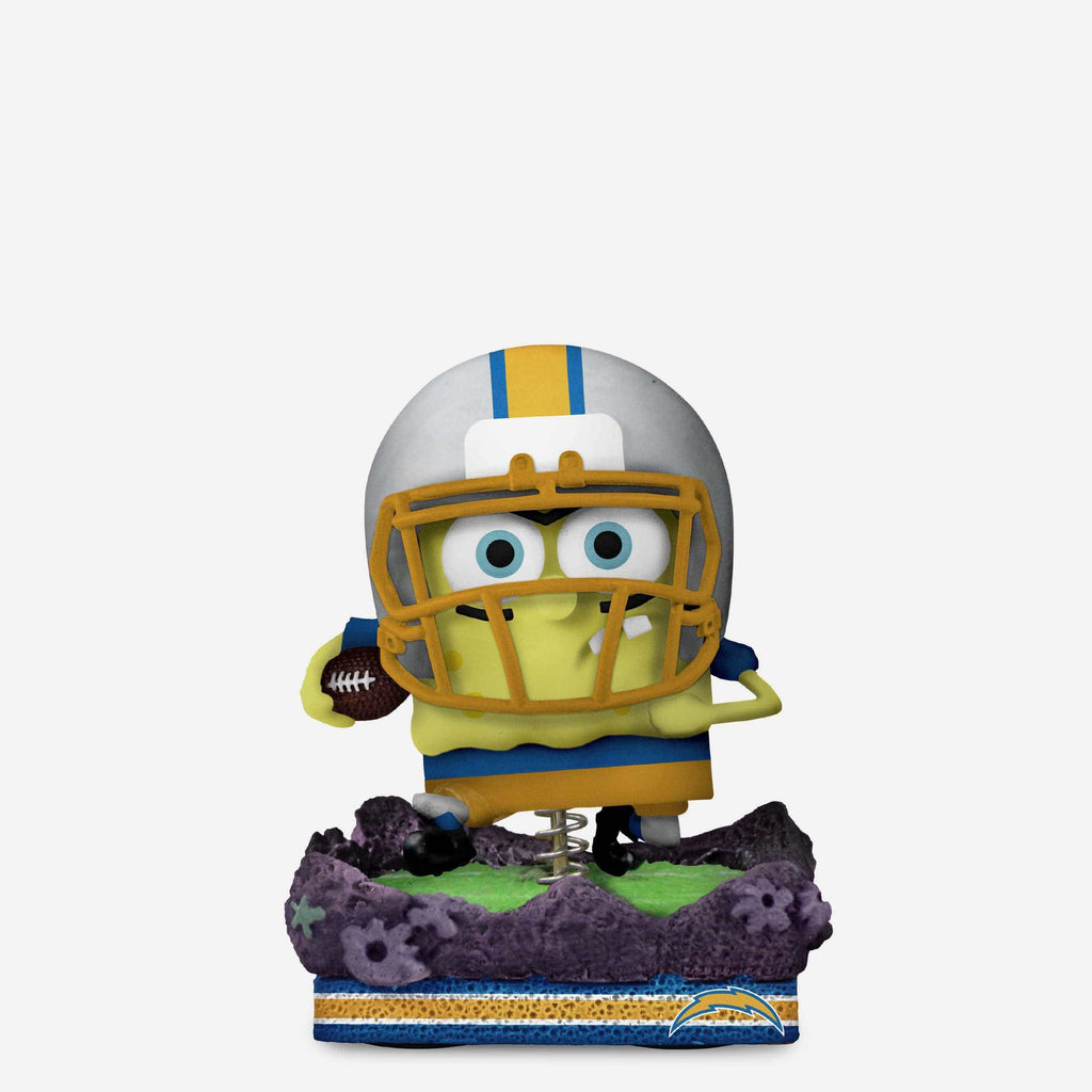 Los Angeles Chargers SpongeBob SquarePants Gridiron Great Bobblehead FOCO - FOCO.com