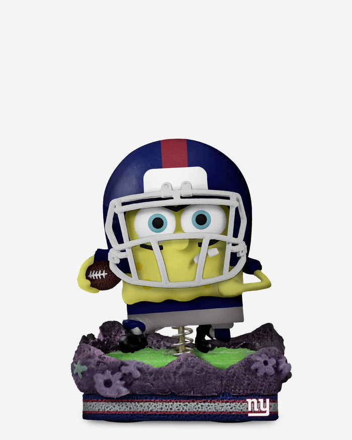 New York Giants SpongeBob SquarePants Gridiron Great Bobblehead FOCO - FOCO.com
