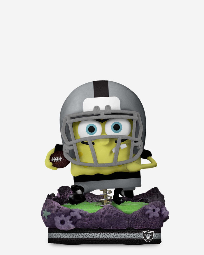Las Vegas Raiders SpongeBob SquarePants Gridiron Great Bobblehead FOCO - FOCO.com