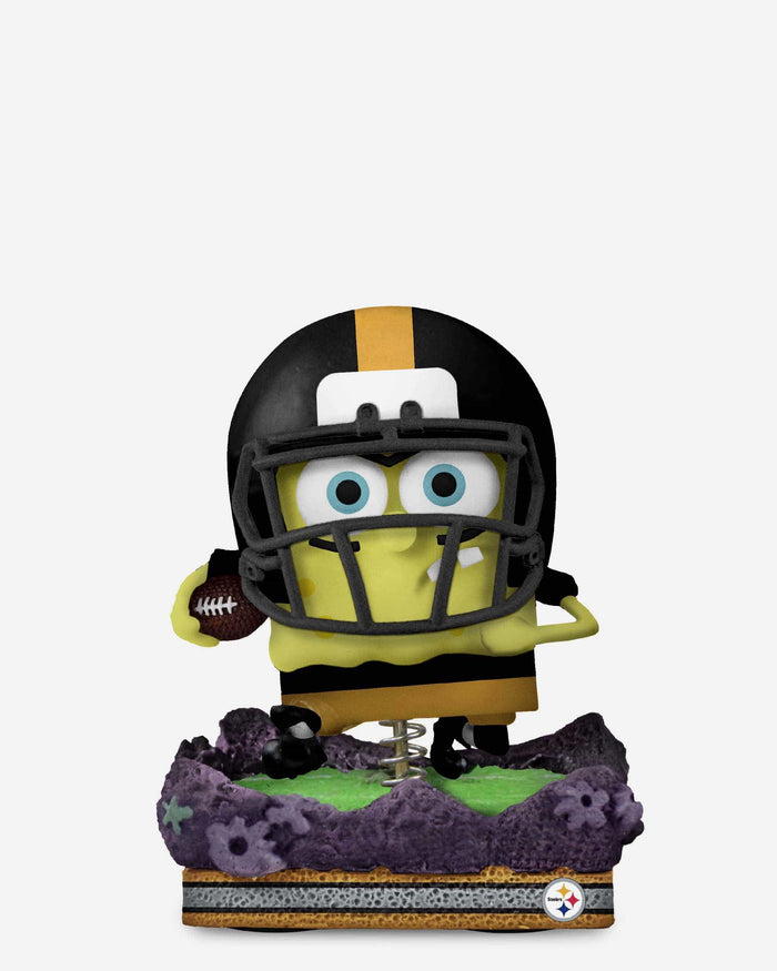 Pittsburgh Steelers SpongeBob SquarePants Gridiron Great Bobblehead FOCO - FOCO.com
