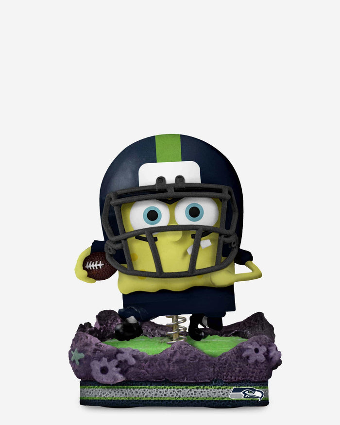 Seattle Seahawks SpongeBob SquarePants Gridiron Great Bobblehead FOCO - FOCO.com