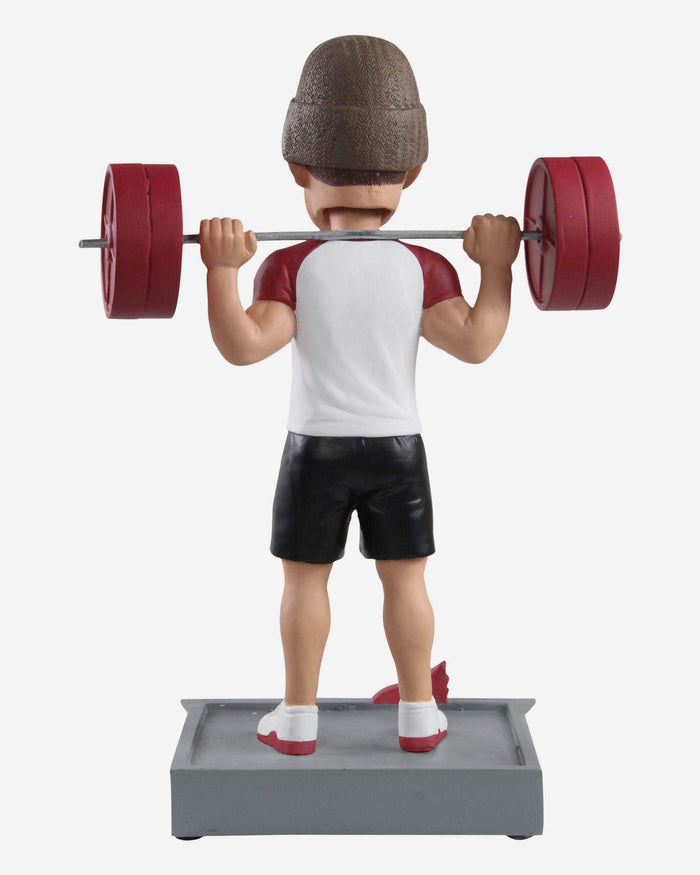 JJ Watt Arizona Cardinals Squat Rack Bobblehead FOCO - FOCO.com