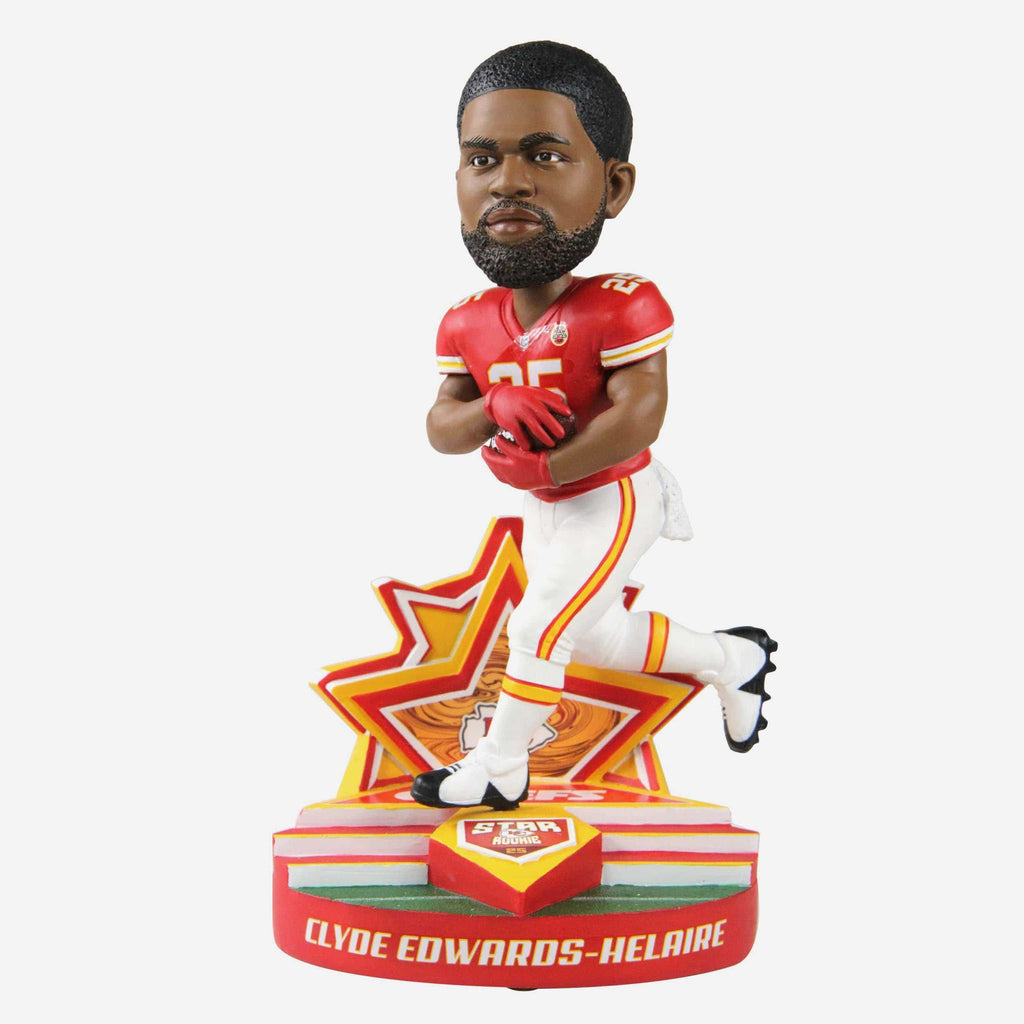 Clyde Edwards-Helaire Kansas City Chiefs Star Rookie Base Bobblehead FOCO - FOCO.com