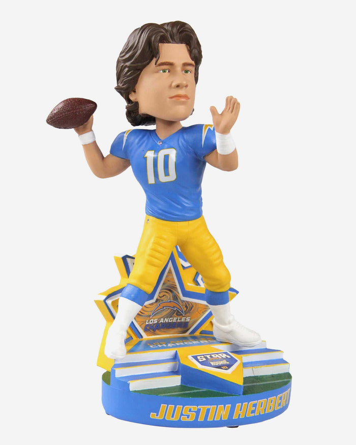 Justin Herbert Los Angeles Chargers Star Rookie Base Bobblehead FOCO - FOCO.com