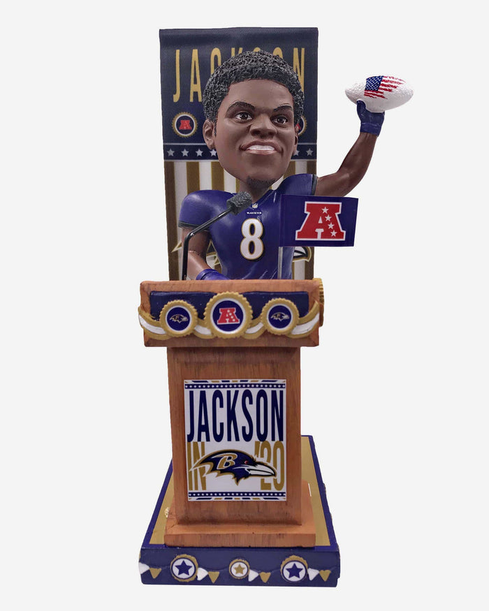 Lamar Jackson Baltimore Ravens Swing Vote Series Bobblehead FOCO - FOCO.com