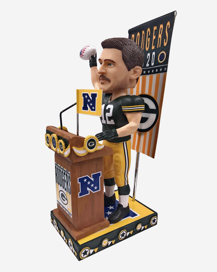 Aaron Rodgers Green Bay Packers Swing Vote Series Bobblehead FOCO - FOCO.com