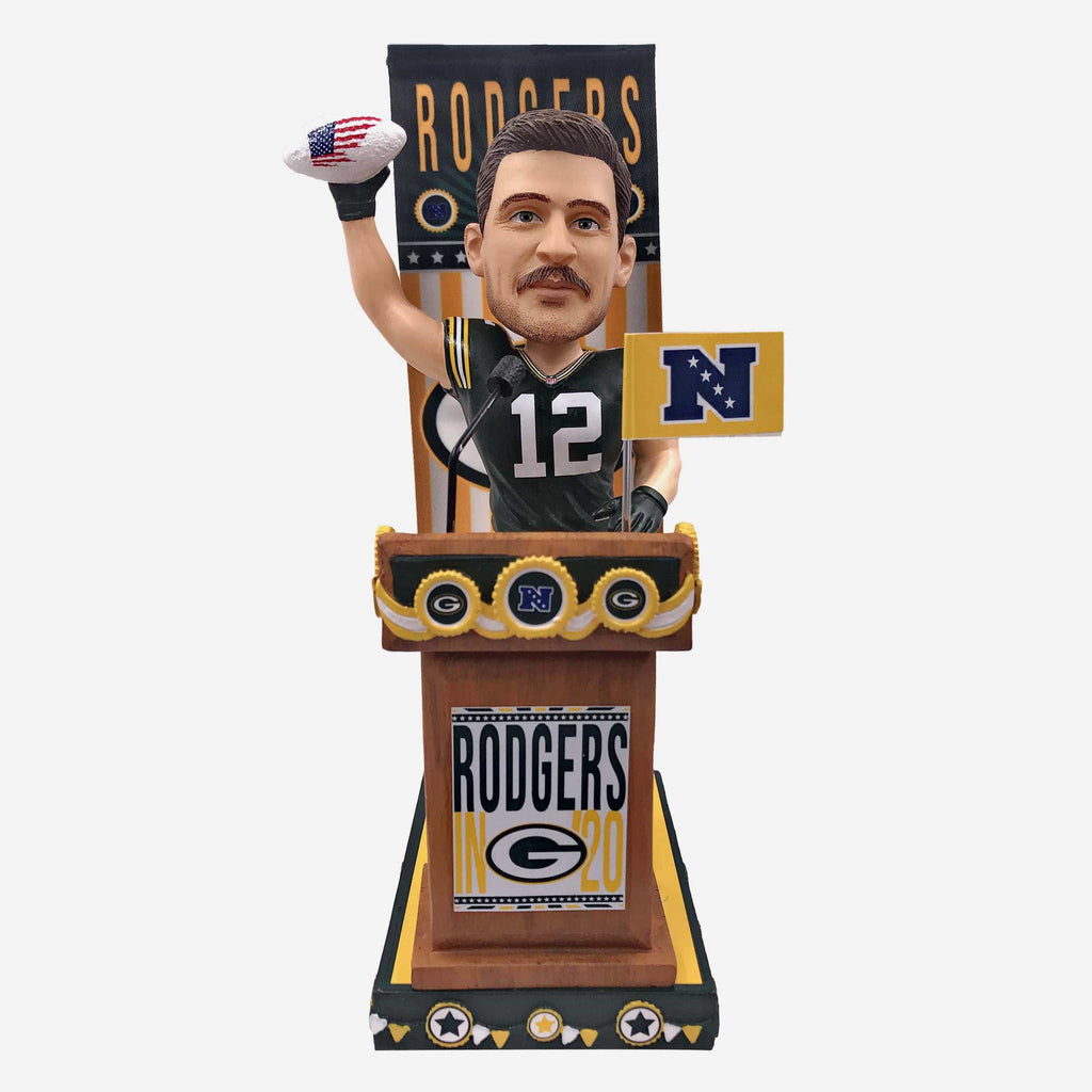 Aaron Rodgers Green Bay Packers Swing Vote Series Bobblehead FOCO - FOCO.com