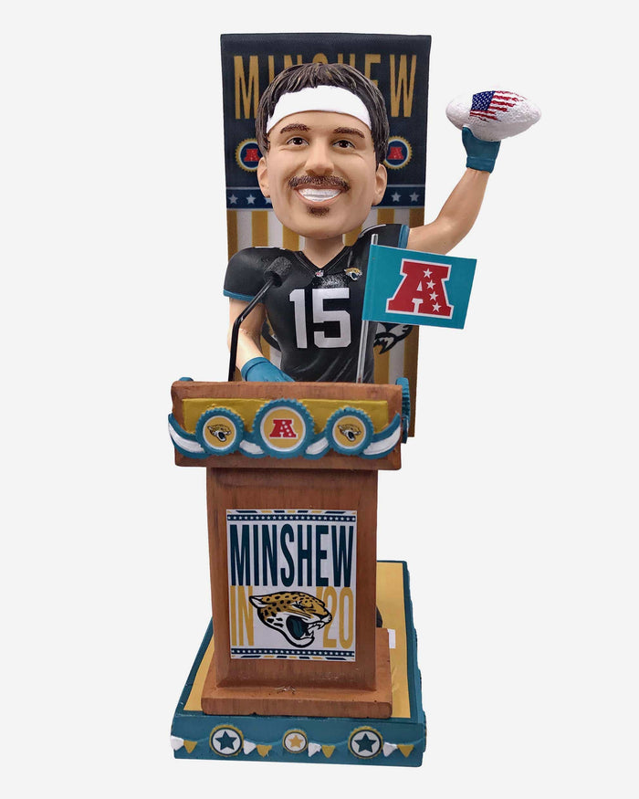 Gardner Minshew Jacksonville Jaguars Swing Vote Series Bobblehead FOCO - FOCO.com