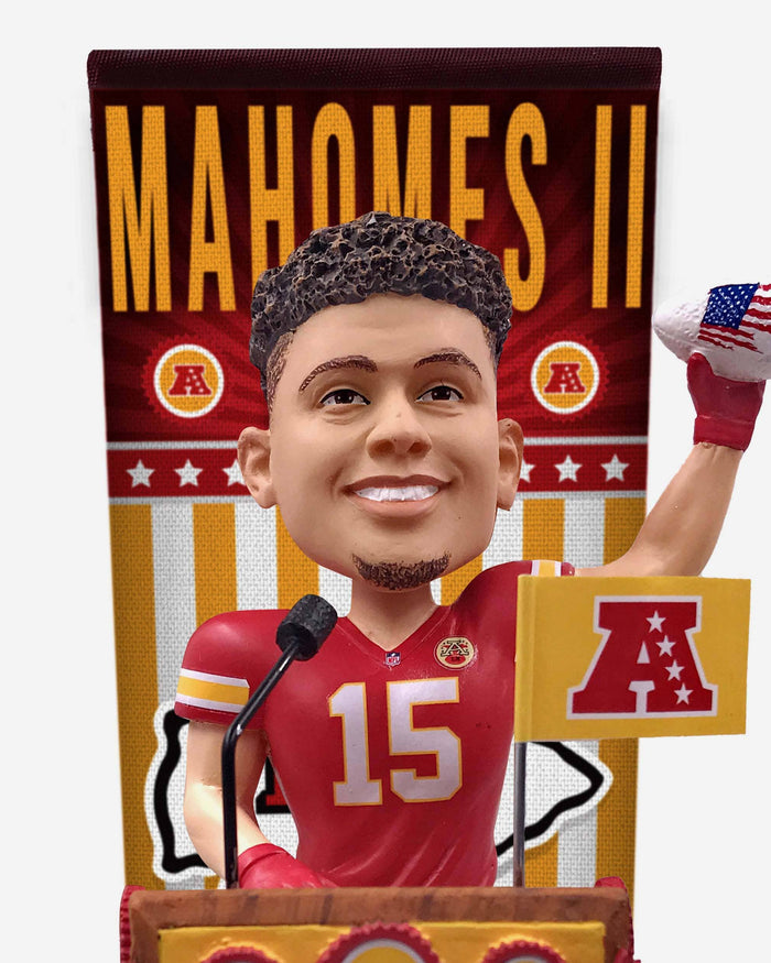 Patrick Mahomes Kansas City Chiefs Swing Vote Series Bobblehead FOCO - FOCO.com