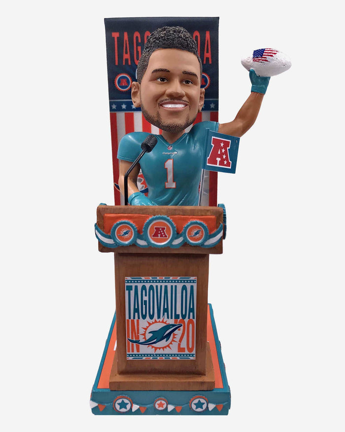 Tua Tagovailoa Miami Dolphins Swing Vote Series Bobblehead FOCO - FOCO.com