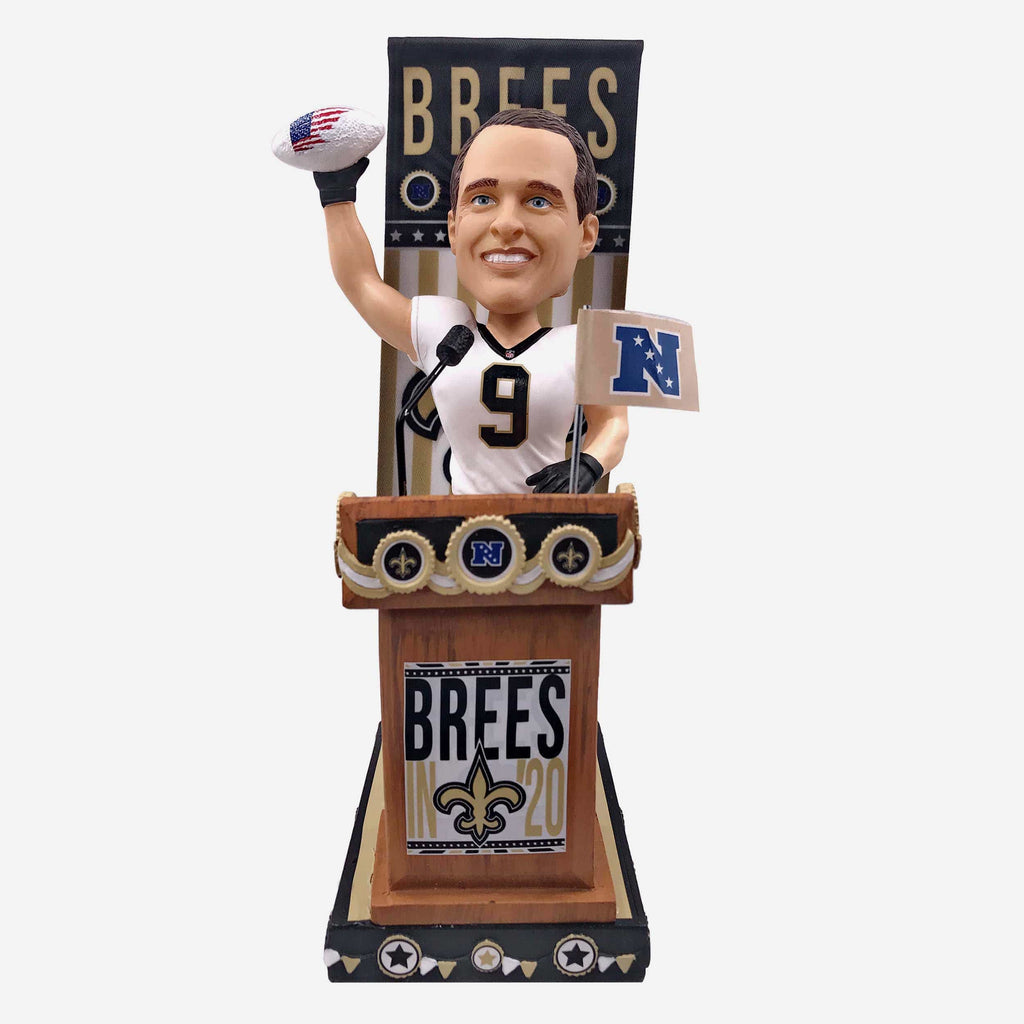 Drew Brees New Orleans Saints Swing Vote Series Bobblehead FOCO - FOCO.com