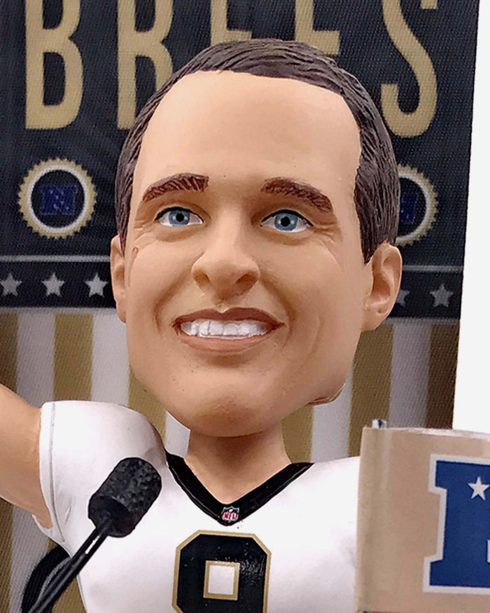 Drew Brees New Orleans Saints Swing Vote Series Bobblehead FOCO - FOCO.com