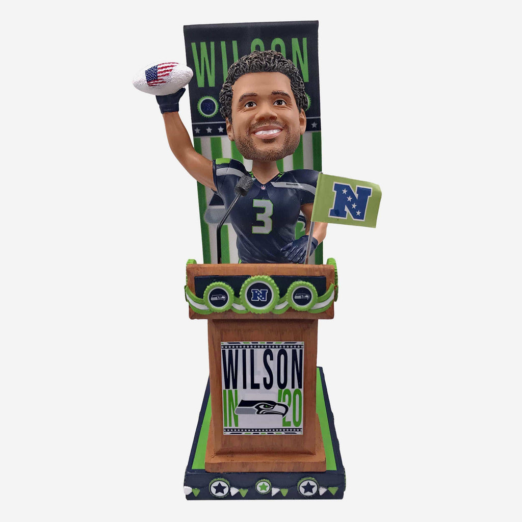 Russell Wilson Seattle Seahawks Swing Vote Series Bobblehead FOCO - FOCO.com