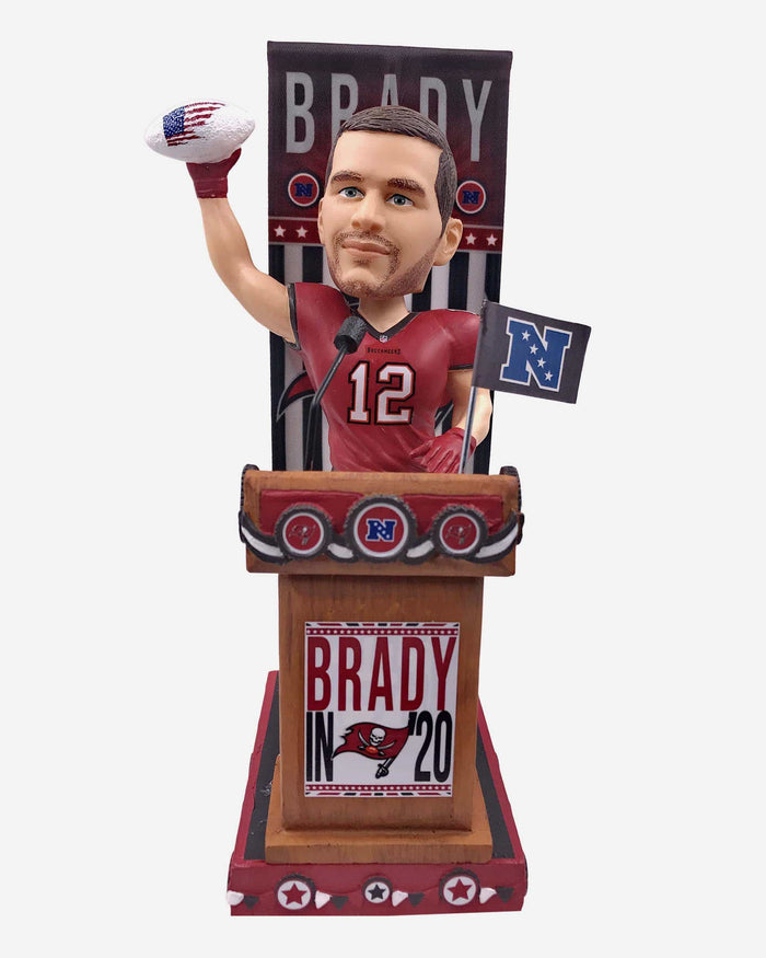 Tom Brady Tampa Bay Buccaneers Swing Vote Series Bobblehead FOCO - FOCO.com