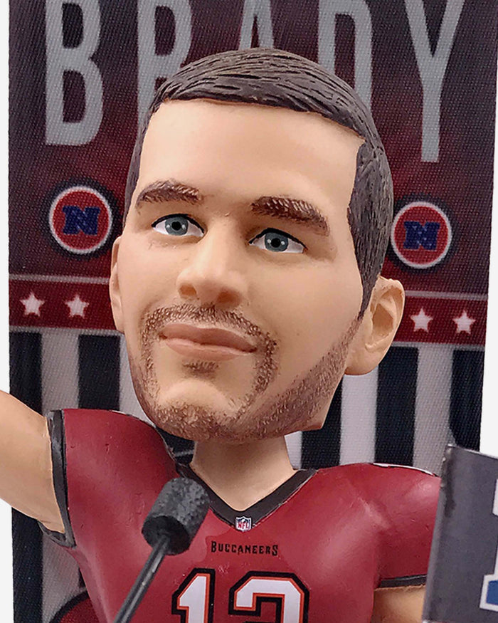 Tom Brady Tampa Bay Buccaneers Swing Vote Series Bobblehead FOCO - FOCO.com