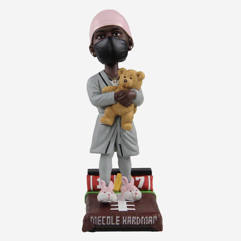 Mecole Hardman Kansas City Chiefs Teddy Bear Pregame Bobblehead FOCO - FOCO.com