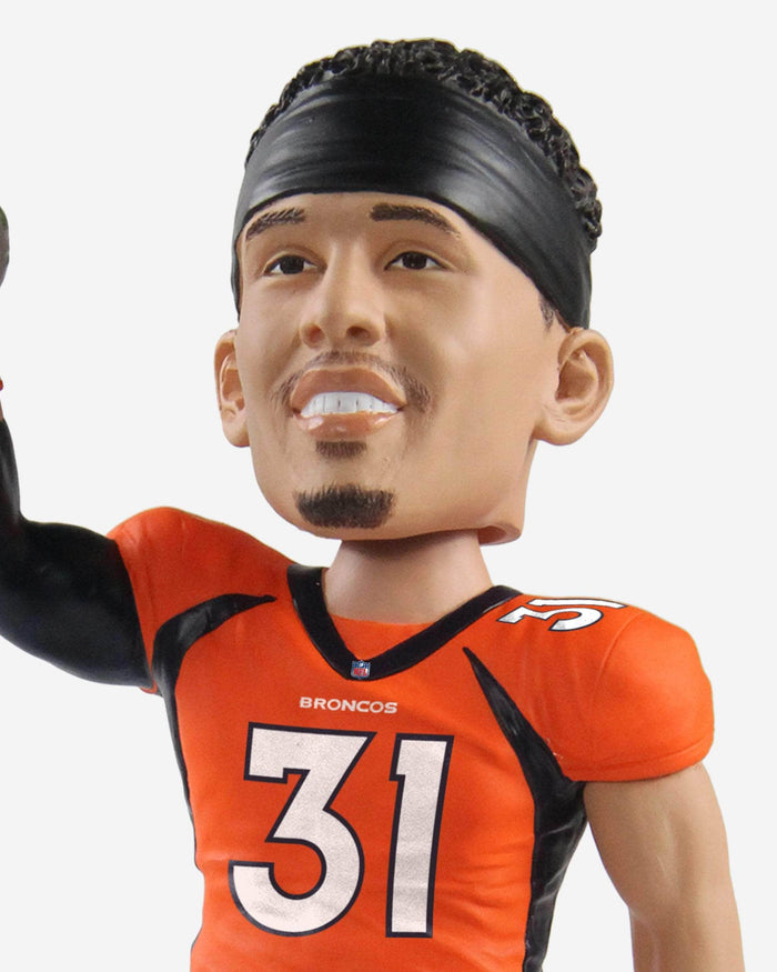 Justin Simmons Denver Broncos Thematic Bobblehead FOCO - FOCO.com