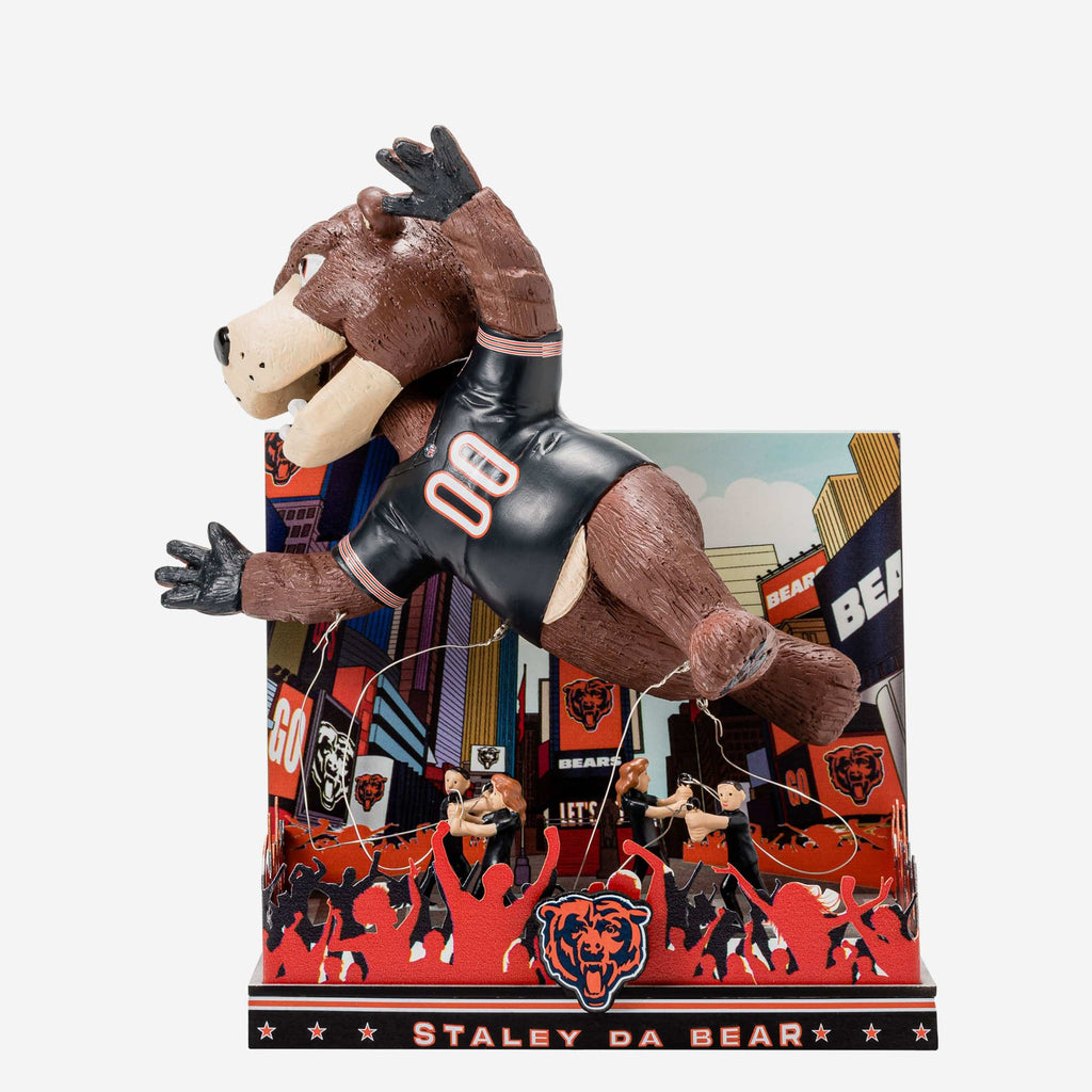 Staley Da Bear Chicago Bears Thanksgiving Mascot Bobblehead FOCO - FOCO.com