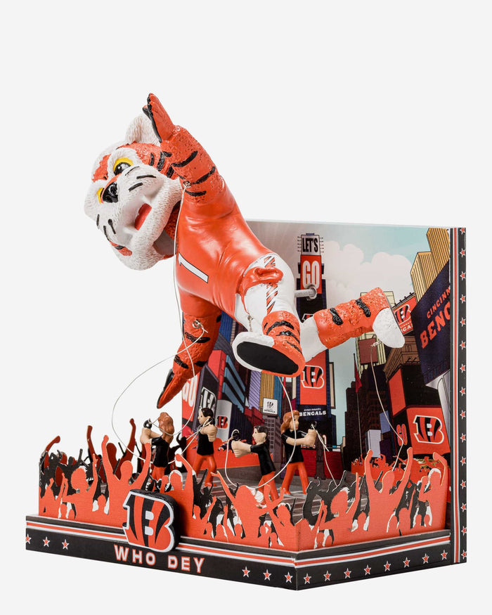 Who Dey Cincinnati Bengals Thanksgiving Mascot Bobblehead FOCO - FOCO.com