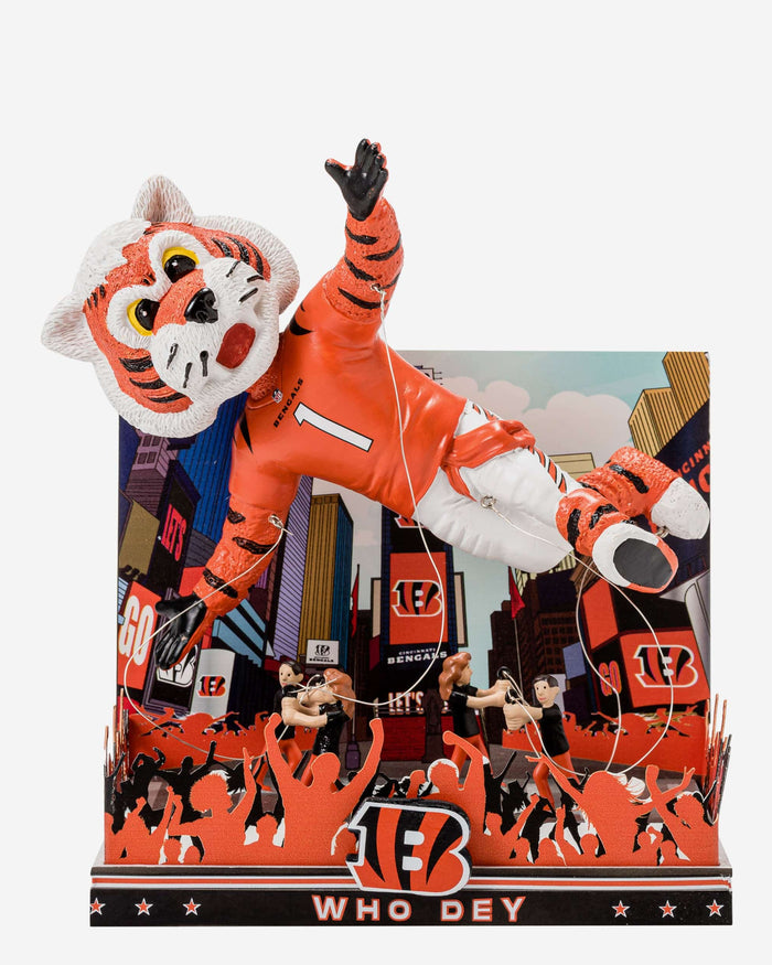 Who Dey Cincinnati Bengals Thanksgiving Mascot Bobblehead FOCO - FOCO.com