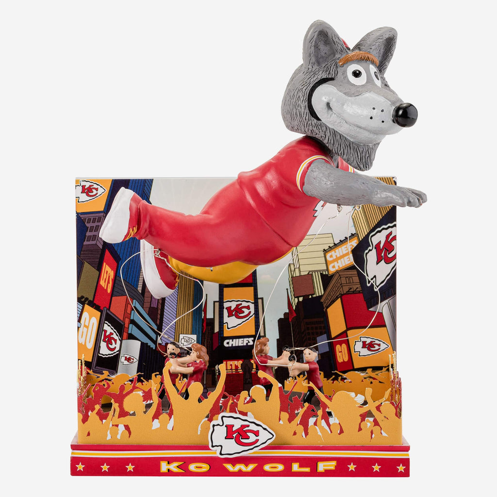 KC Wolf Kansas City Chiefs Thanksgiving Mascot Bobblehead FOCO - FOCO.com