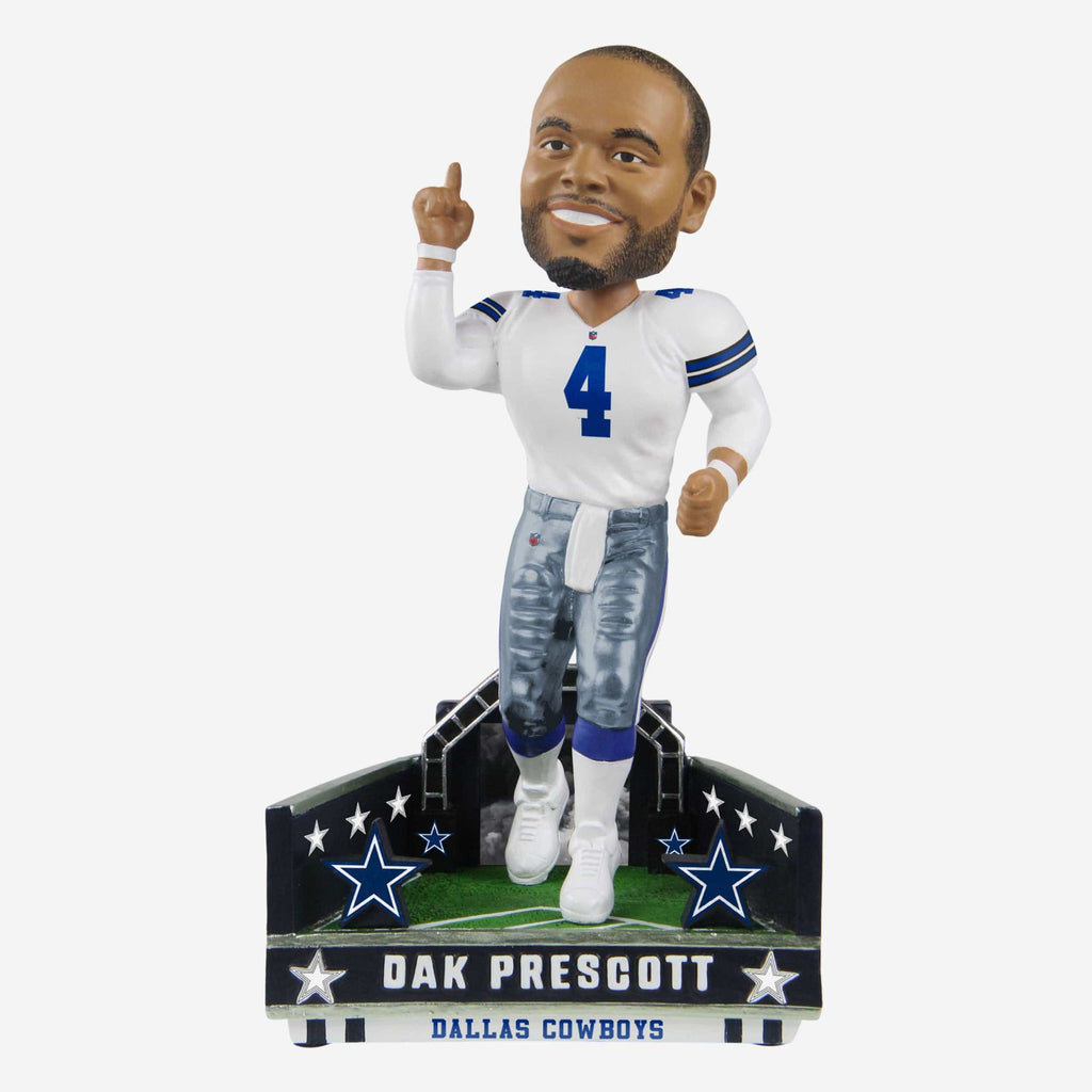 Dak Prescott Dallas Cowboys Pregame Tunnel Entrance Bobblehead FOCO - FOCO.com