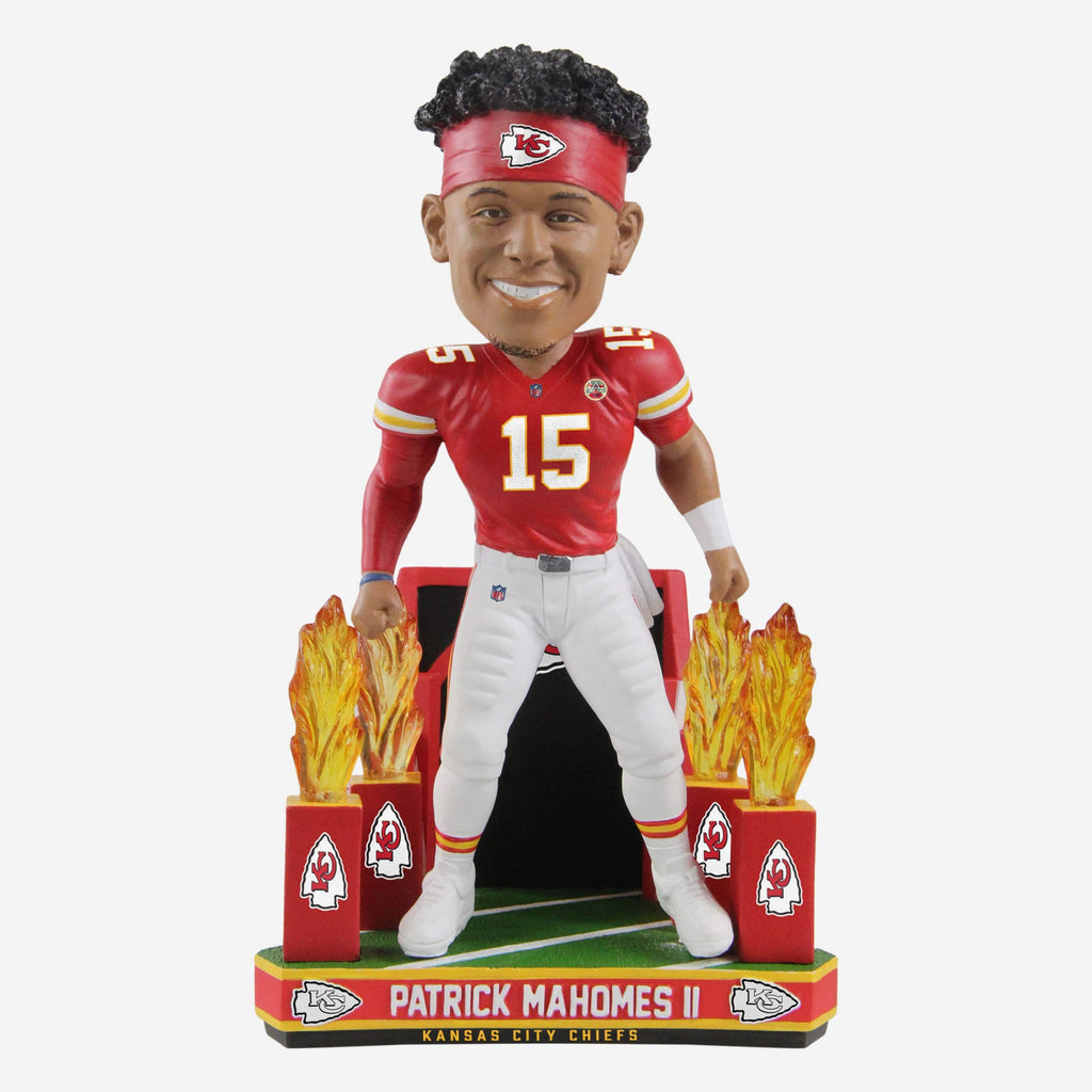 Patrick Mahomes Kansas City Chiefs Tunnel Entrance Bobblehead FOCO - FOCO.com
