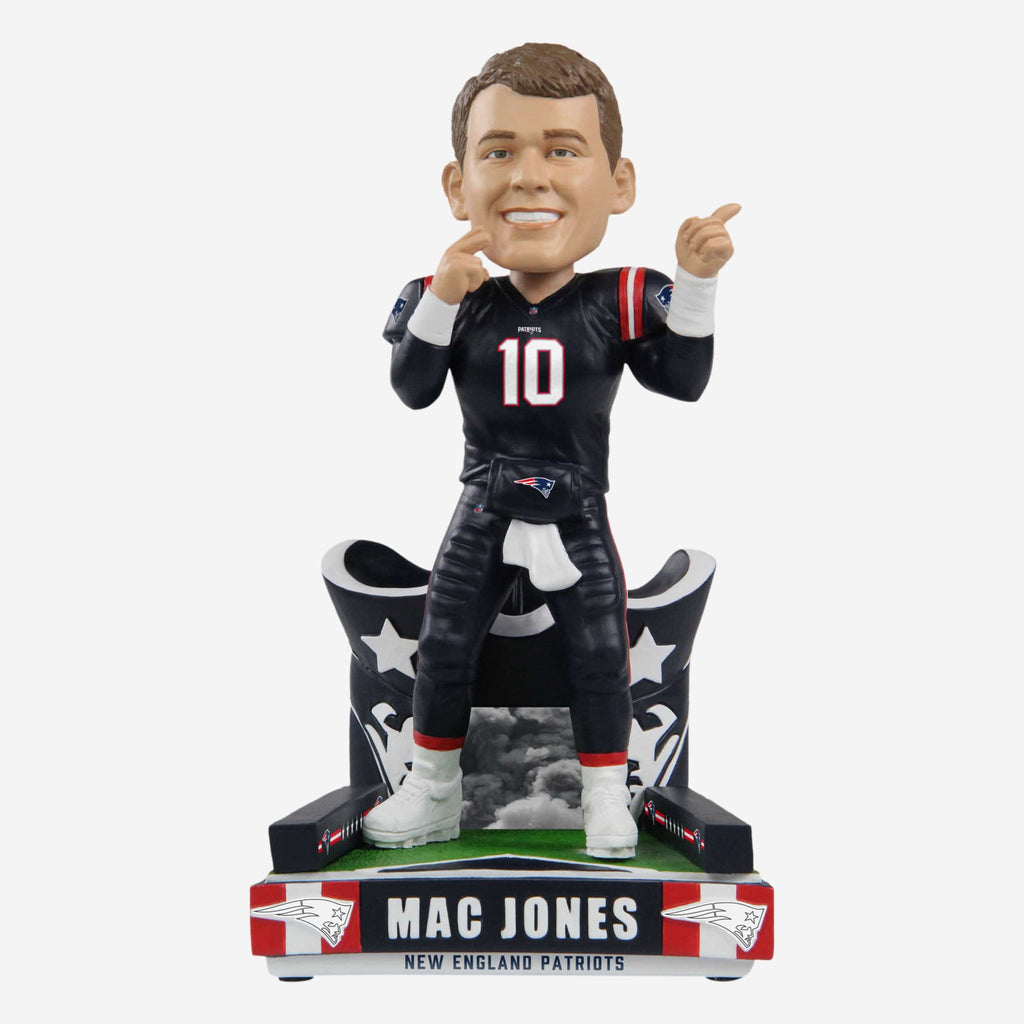 Mac Jones New England Patriots Tunnel Entrance Bobblehead FOCO - FOCO.com