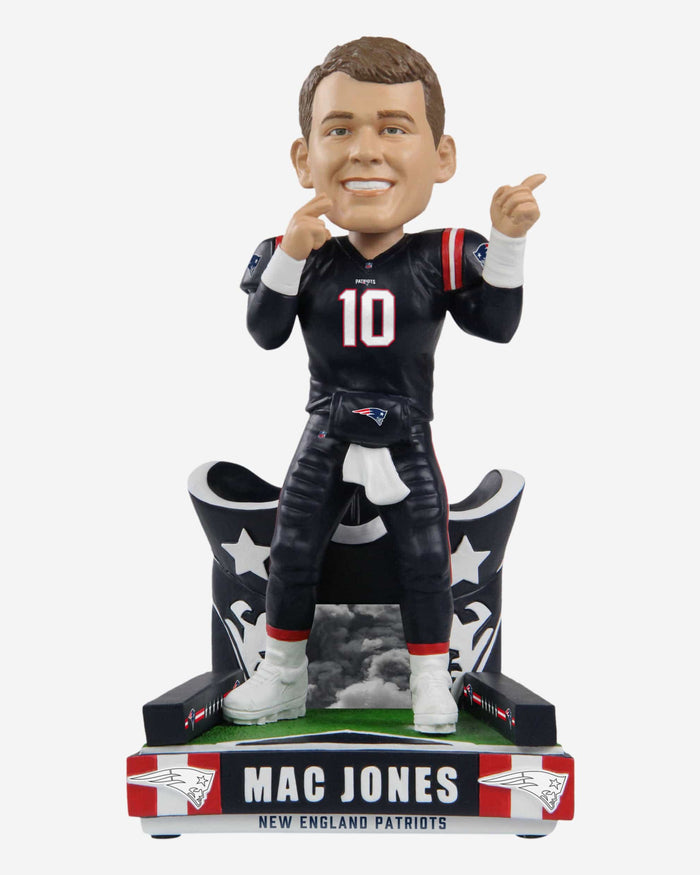 Mac Jones New England Patriots Tunnel Entrance Bobblehead FOCO - FOCO.com