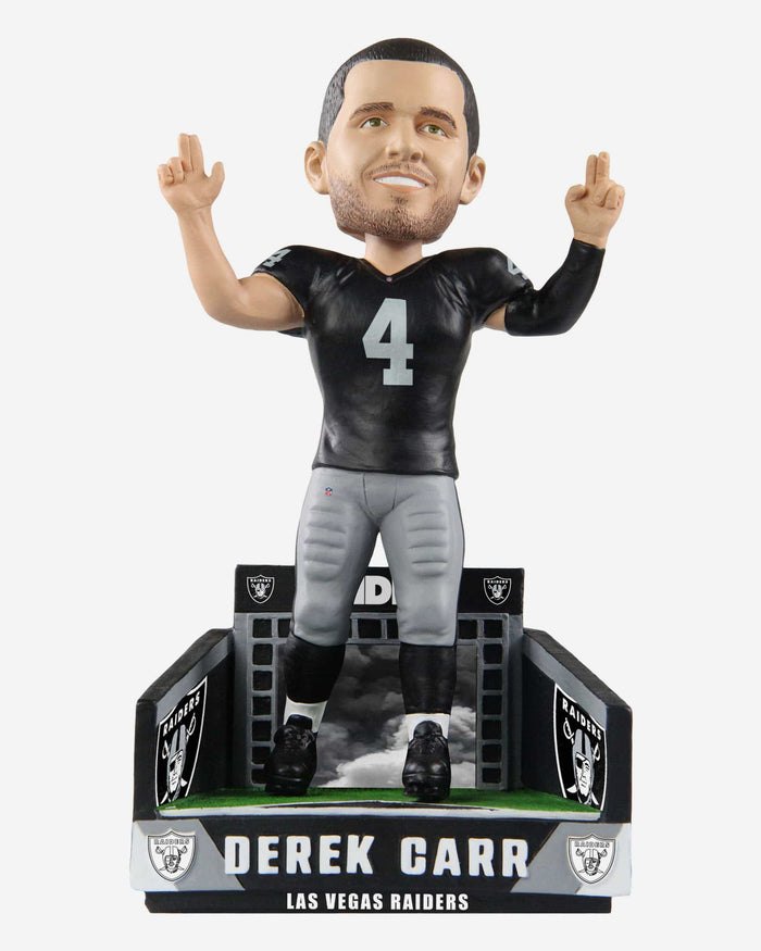 Derek Carr Las Vegas Raiders Tunnel Entrance Bobblehead FOCO - FOCO.com